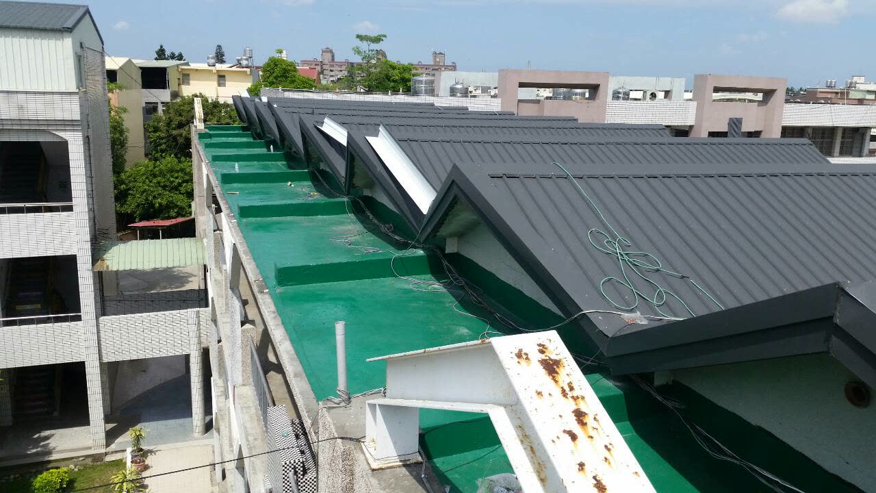 臺南市立西港國民中學-西港國中前棟屋頂防水防漏工程 照片3