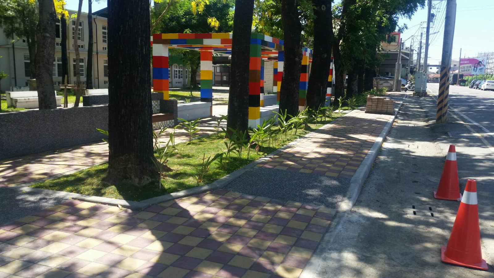 臺南市善化區公所-臺南市善化區陽明國小人行無障礙及通學步道環境改善工程 照片2